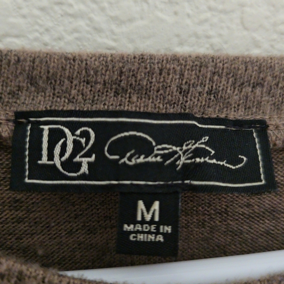 DG2 by Diane Gilman Draped Knit Top, Size M - Picture 5 of 5